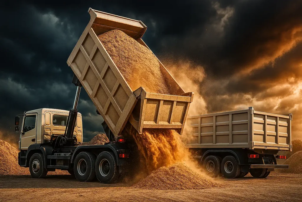 تفاوت اتاق کمپرسی با اتاق باری معمولی و کاربردهای آن در حمل مصالح